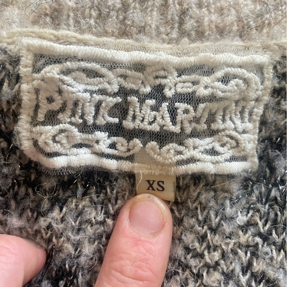 Pink martini V neck sweater - Picture 2 of 2